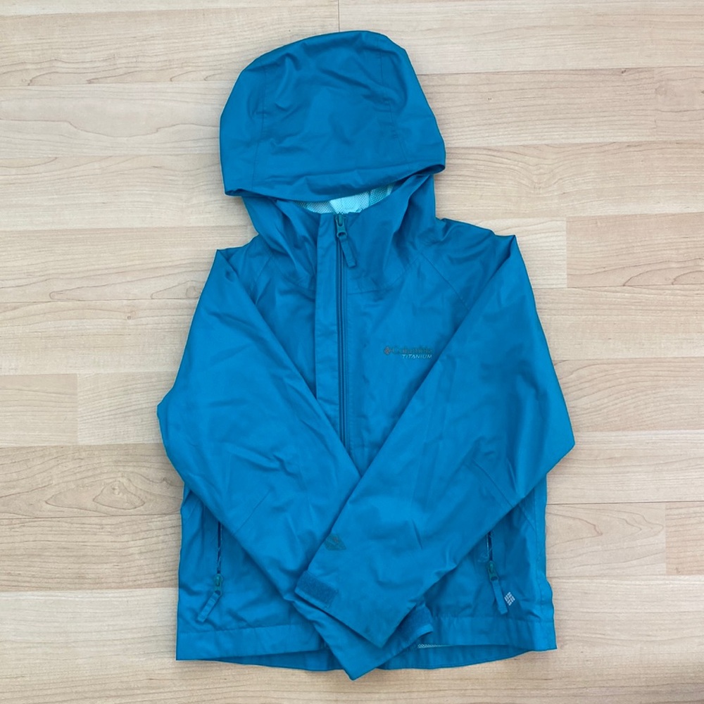 Teal Columbia Windbreaker